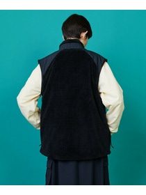 【FRAPBOIS】FRAPBOIS×WILD THINGS シャギーフリースベスト 詳細画像 ブラック 13