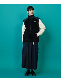 【FRAPBOIS】FRAPBOIS×WILD THINGS シャギーフリースベスト 詳細画像 ブラック 17