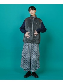 【FRAPBOIS】FRAPBOIS×WILD THINGS シャギーフリースベスト 詳細画像 ブラック 5