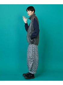 【FRAPBOIS】FRAPBOIS×WILD THINGS シャギーフリースベスト 詳細画像 ブラック 7