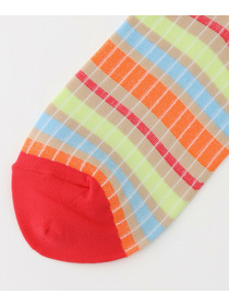 【FRAPBOIS PARK】マルチボーダーソックス 詳細画像 ネイビー 2