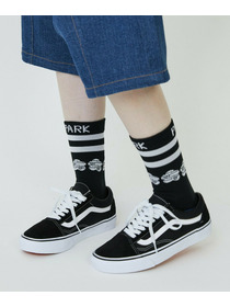 【FRAPBOIS PARK】パーキーボーダーソックス 詳細画像 ブラック 11