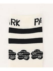 【FRAPBOIS PARK】パーキーボーダーソックス 詳細画像 ブラック 2