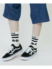 【FRAPBOIS PARK】パーキーボーダーソックス 詳細画像 ブラック 5