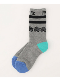 【FRAPBOIS PARK】パーキーボーダーソックス 詳細画像 ブラック 7