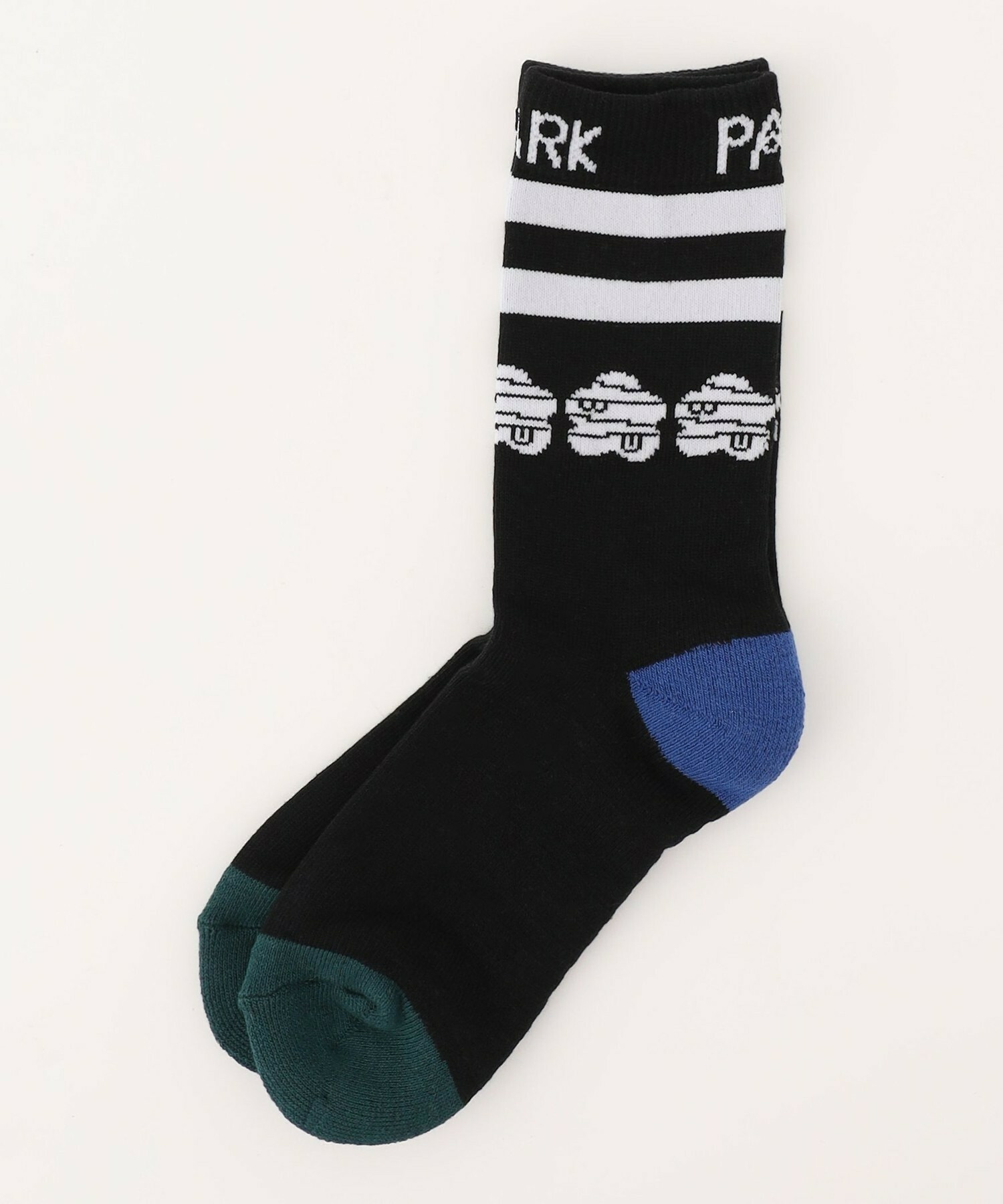 【FRAPBOIS PARK】パーキーボーダーソックス 詳細画像 ブラック 10