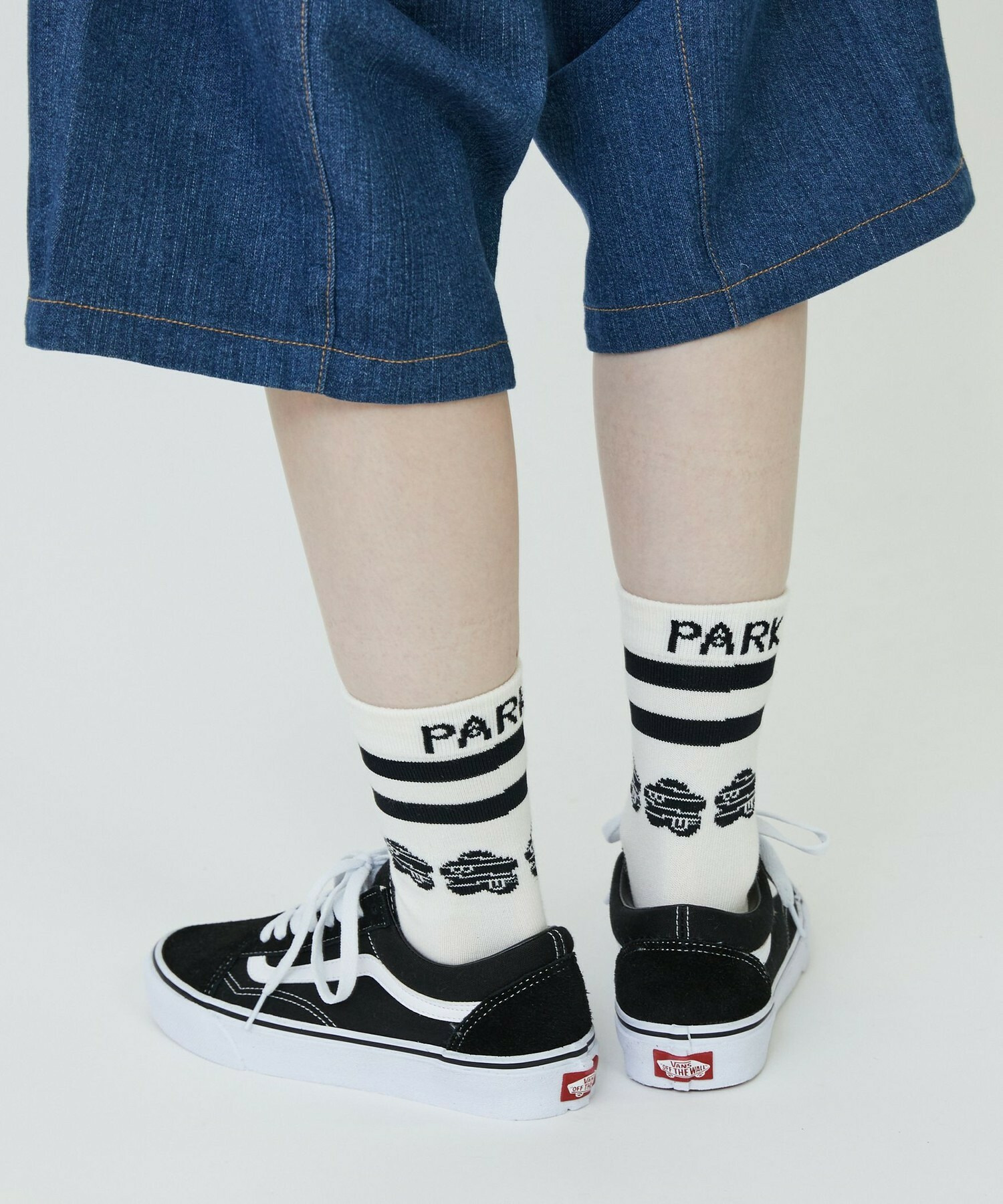 【FRAPBOIS PARK】パーキーボーダーソックス 詳細画像 ブラック 6