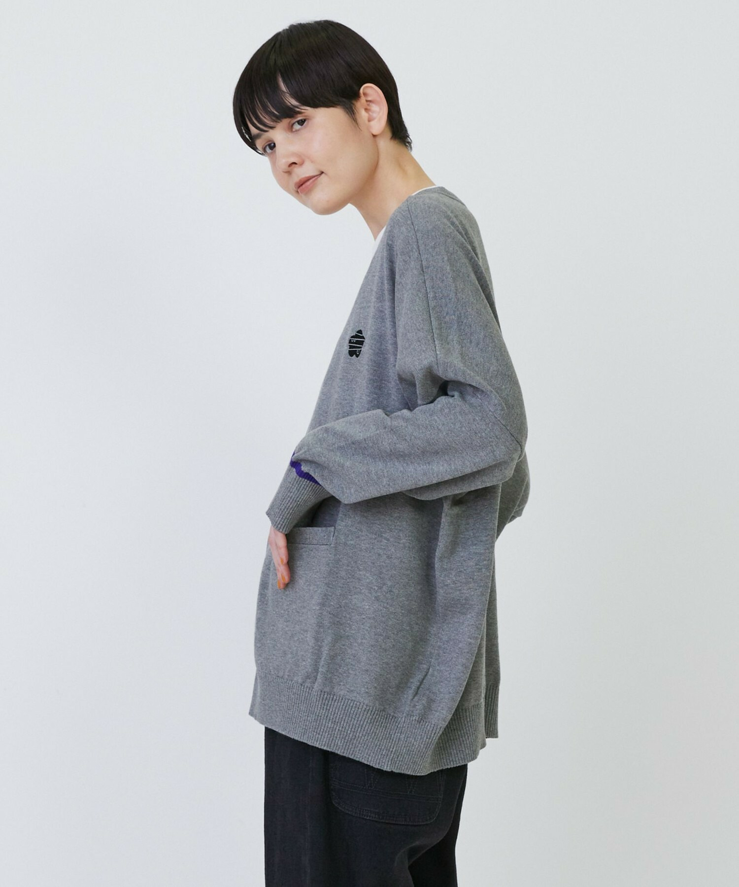 【FRAPBOIS PARK】マークカーデ2 詳細画像 ブラック 12