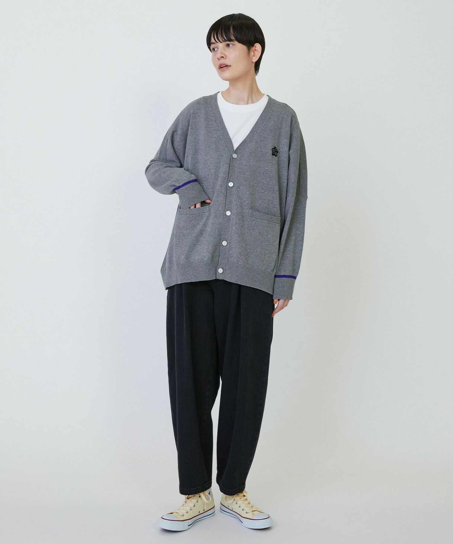 【FRAPBOIS PARK】マークカーデ2 詳細画像 ブラック 14