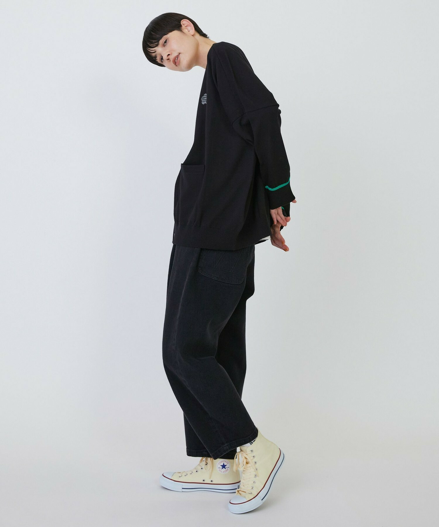 【FRAPBOIS PARK】マークカーデ2 詳細画像 ブラック 20