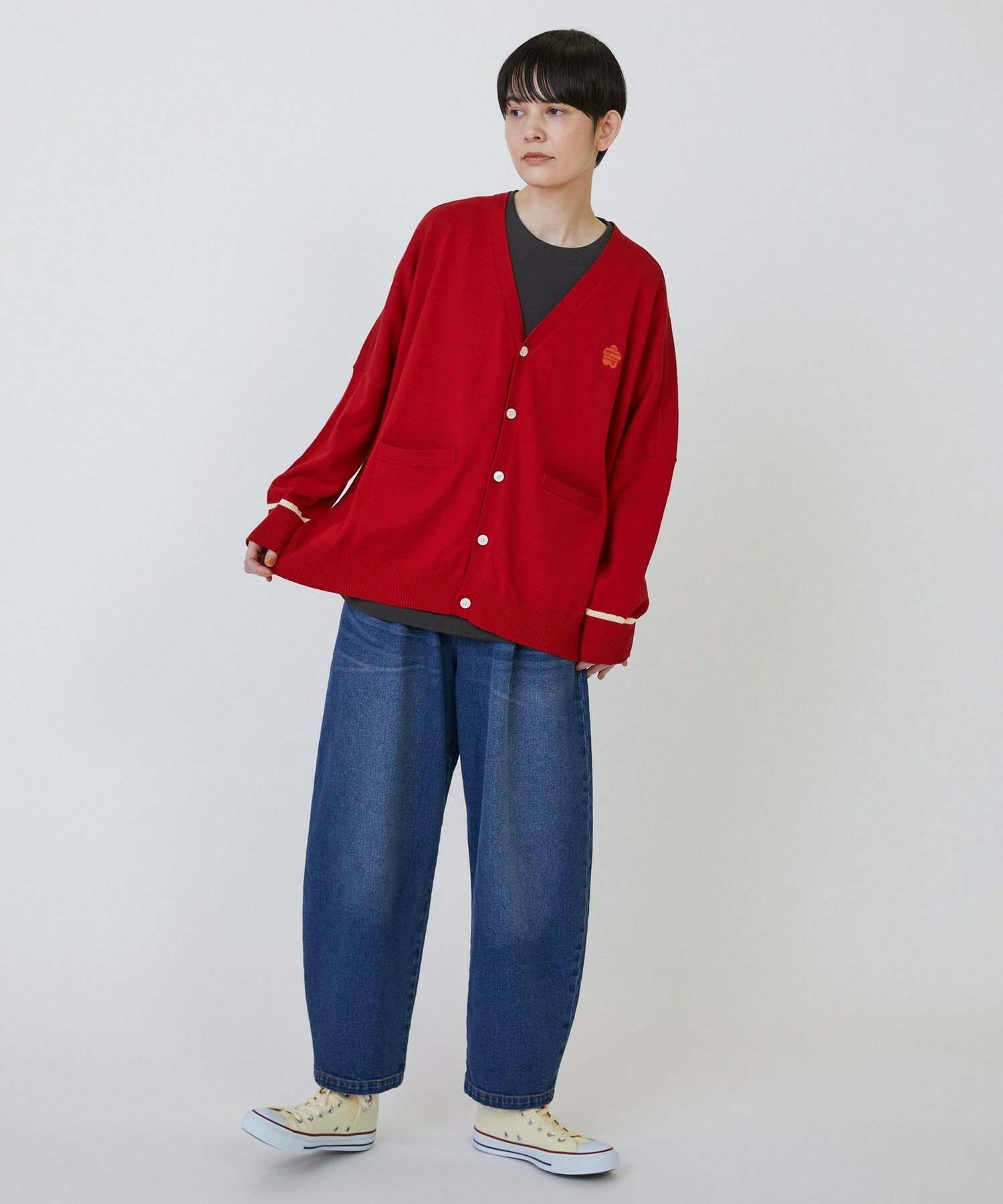 【FRAPBOIS PARK】マークカーデ2 詳細画像 ブラック 8