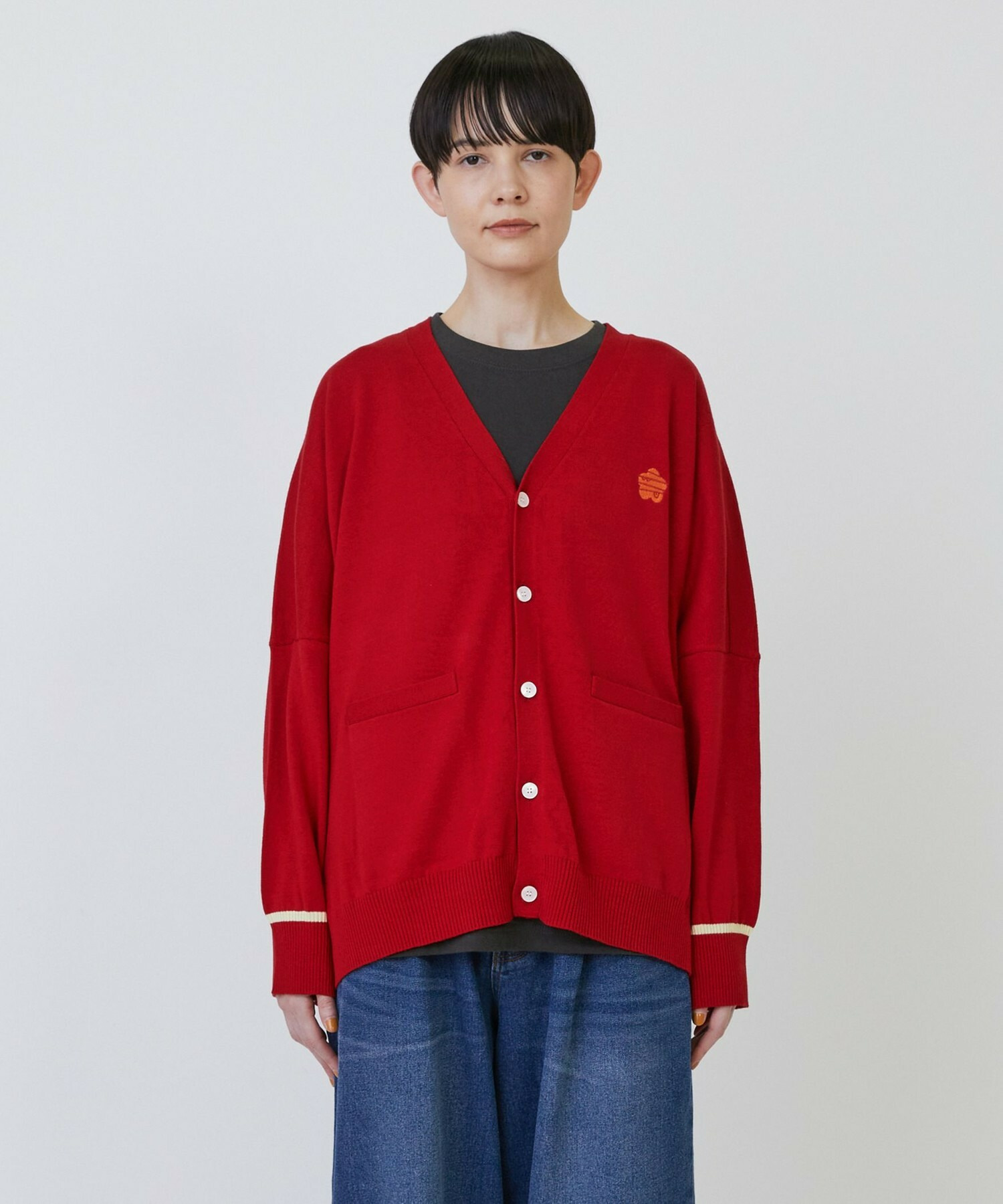 【FRAPBOIS PARK】マークカーデ2 詳細画像 レッド 1