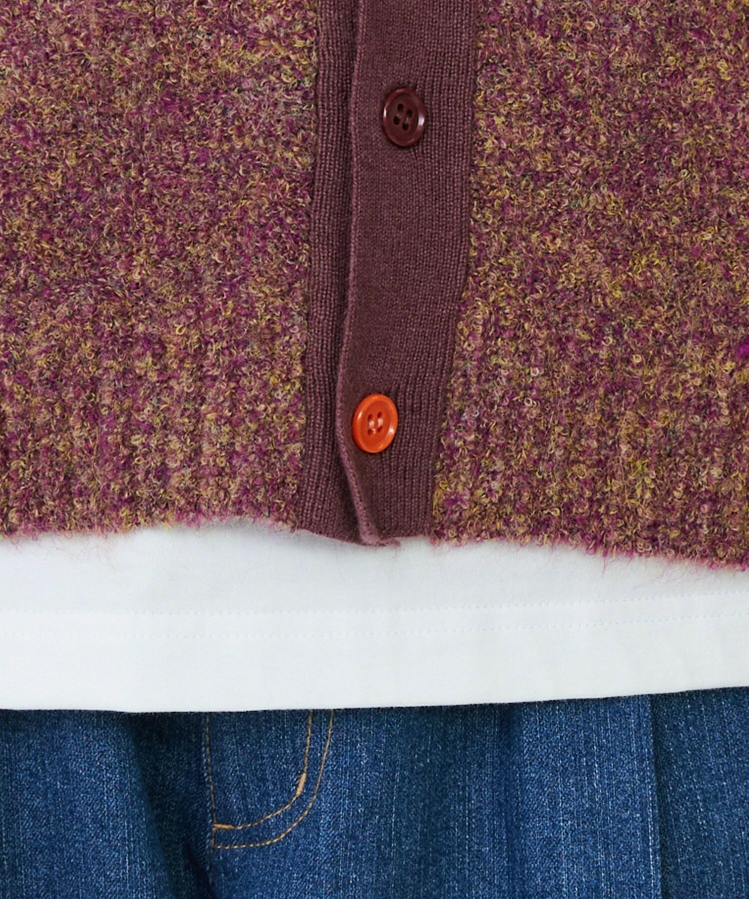 [FRAPBOIS PARK] Bouquet Cardigan Detailed Image Green Other 6