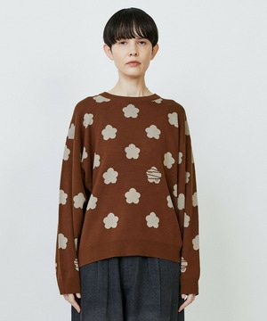 【FRAPBOIS PARK】パーキーマークニット2 詳細画像 ブラウン 1