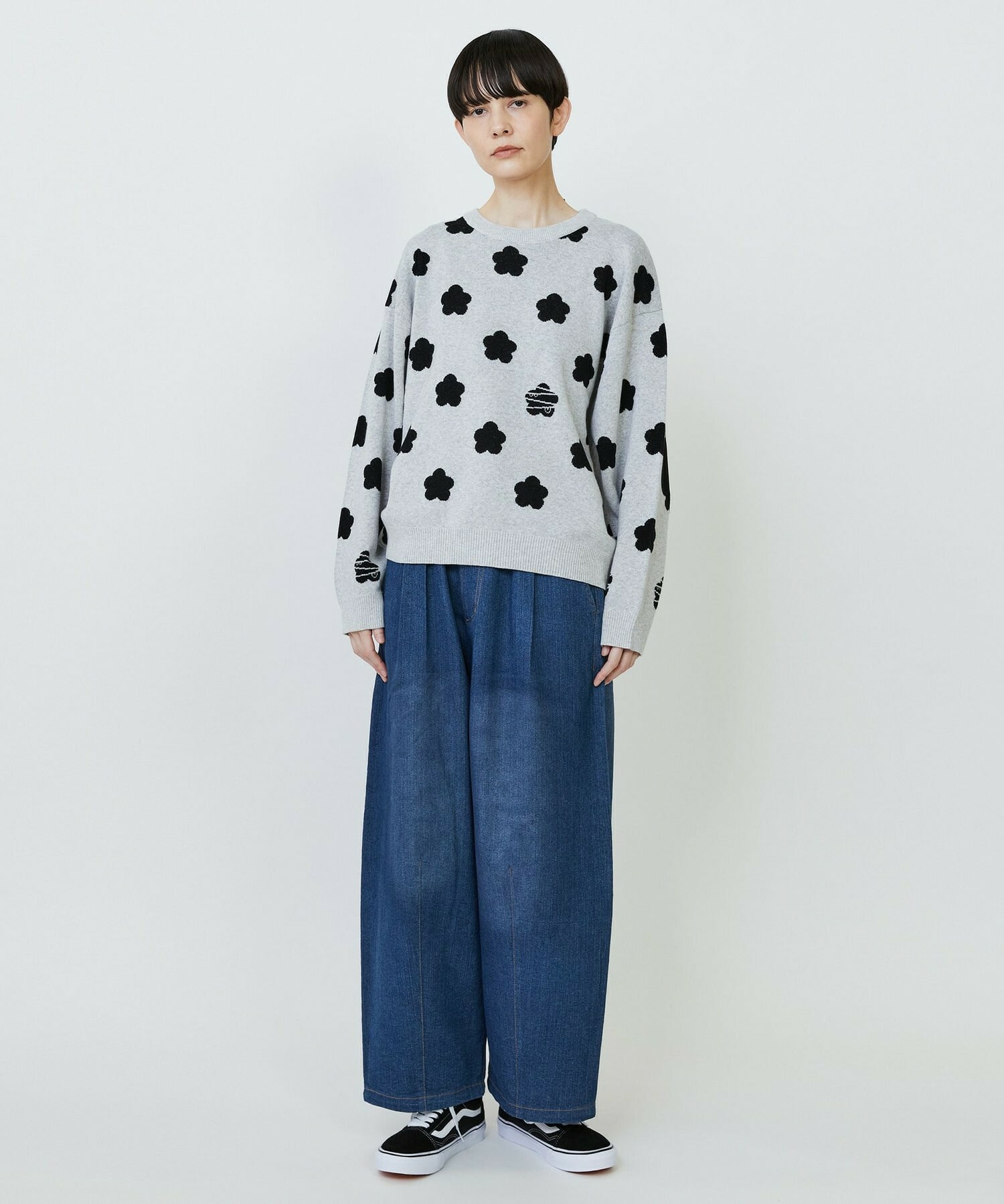 【FRAPBOIS PARK】パーキーマークニット2 詳細画像 ブラック 10