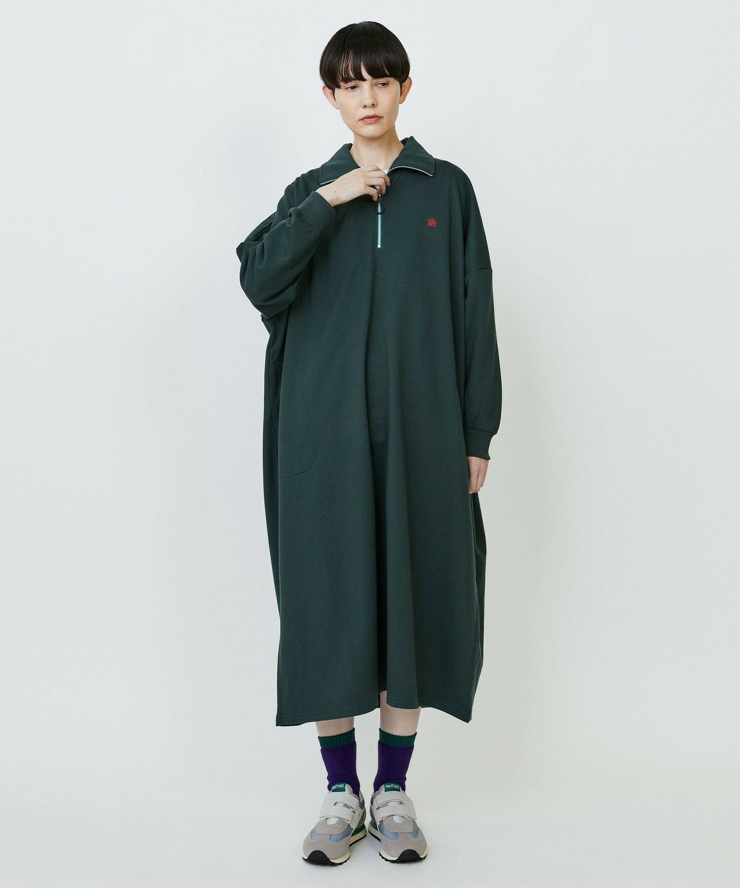 【FRAPBOIS PARK】パークJipワンピ 詳細画像 ブラック 12