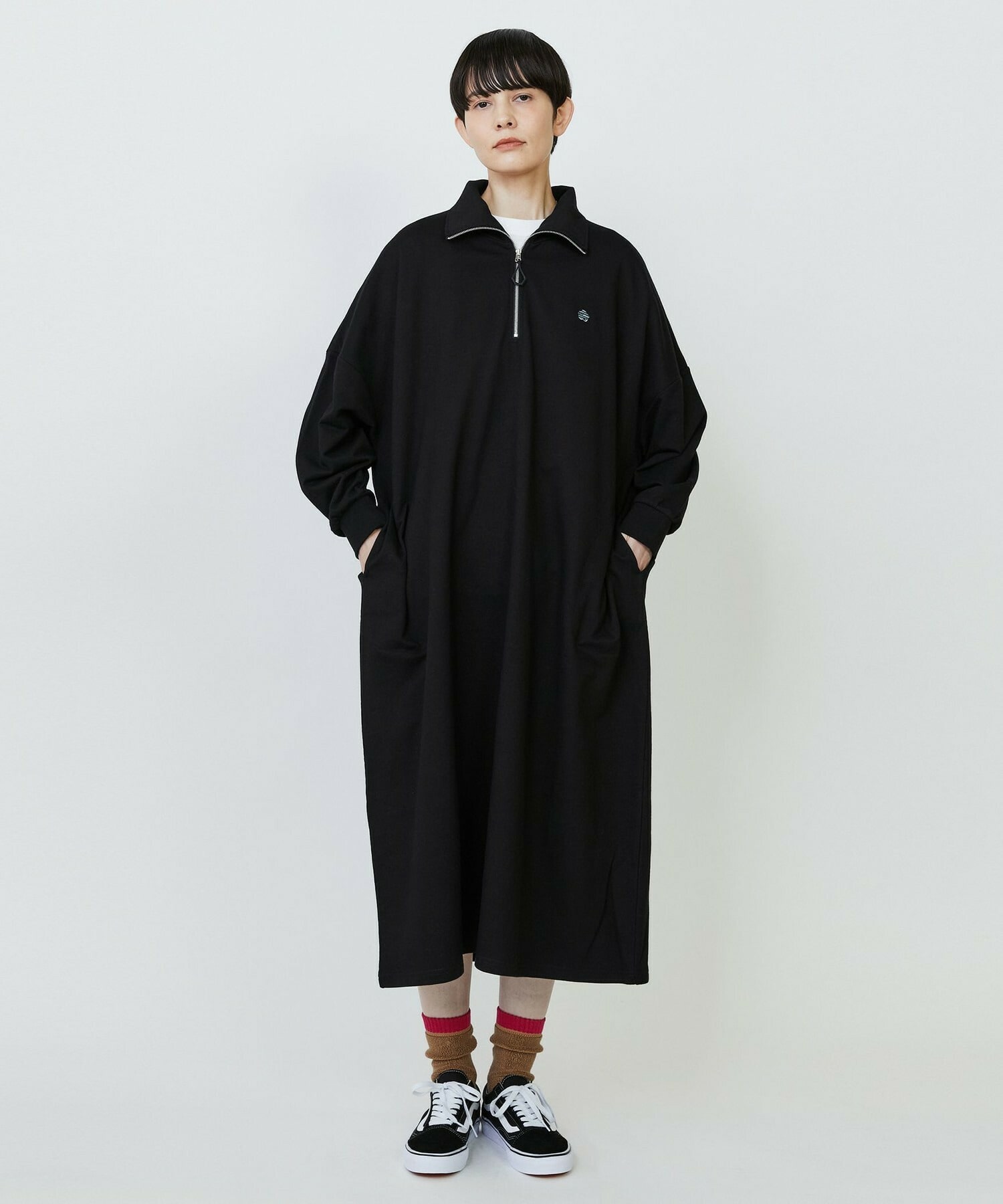 【FRAPBOIS PARK】パークJipワンピ 詳細画像 ブラック 1