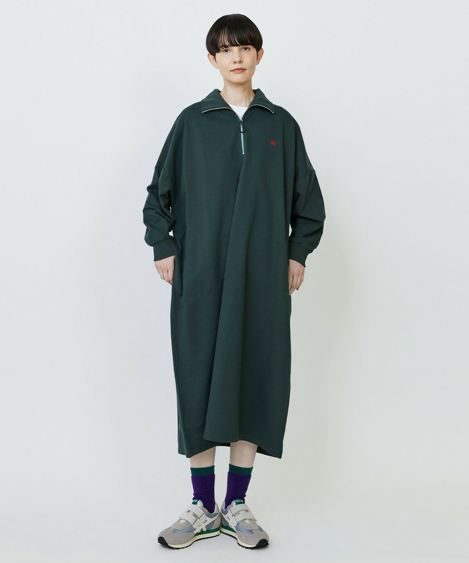 【FRAPBOIS PARK】パークJipワンピ 詳細画像 グリーン 1