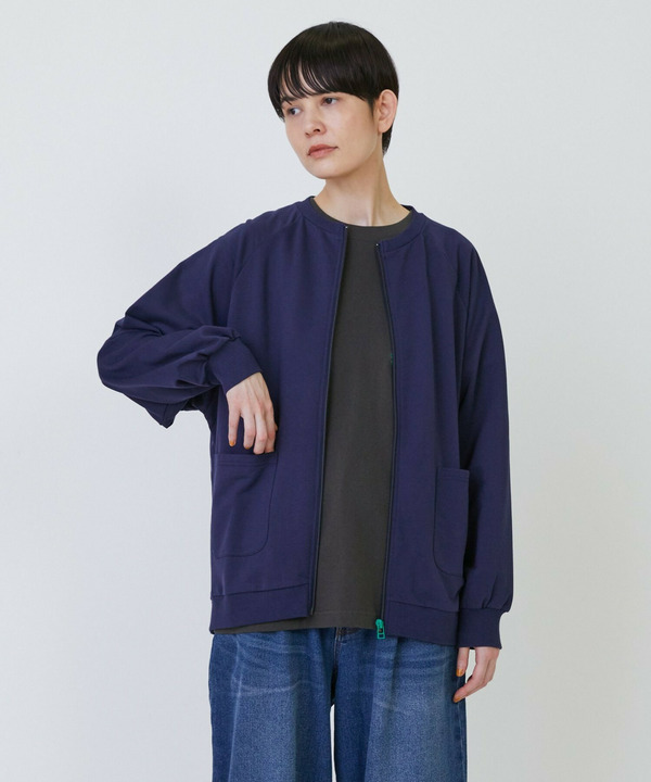 【FRAPBOIS PARK】［グリーン：秋祭り2025限定カラー］ジップカーデ2