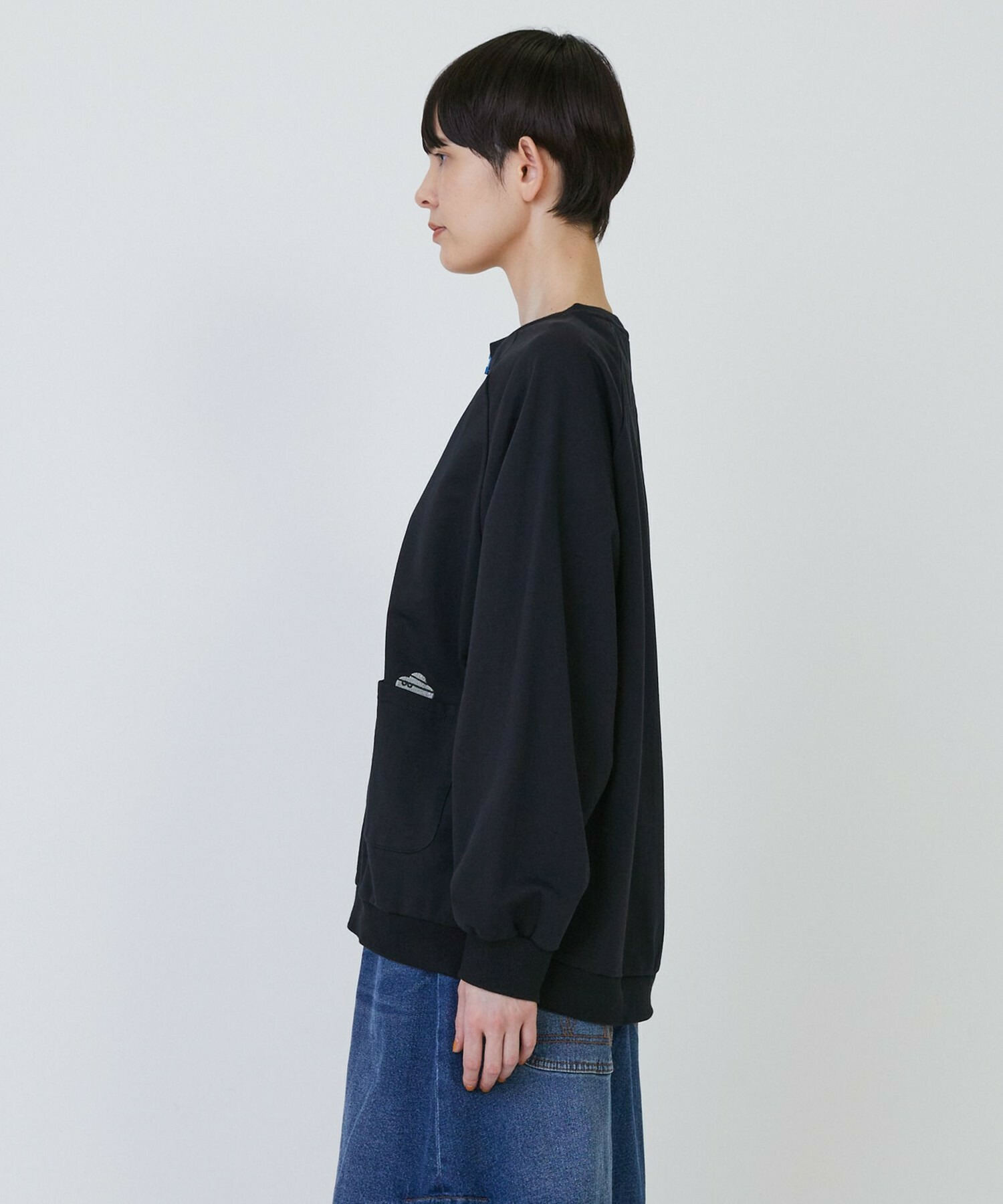 【FRAPBOIS PARK】［グリーン：秋祭り2025限定カラー］ジップカーデ2 詳細画像 ブラック 1