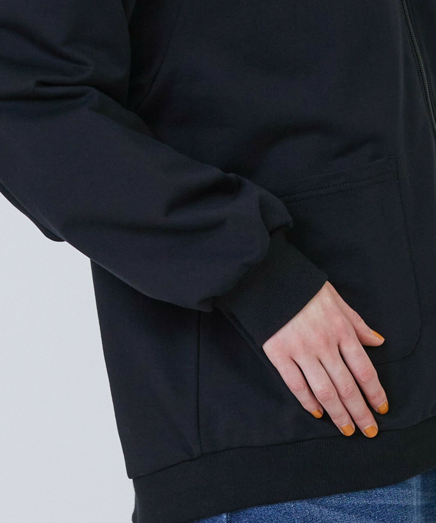 【FRAPBOIS PARK】［グリーン：秋祭り2025限定カラー］ジップカーデ2 詳細画像 ブラック 4