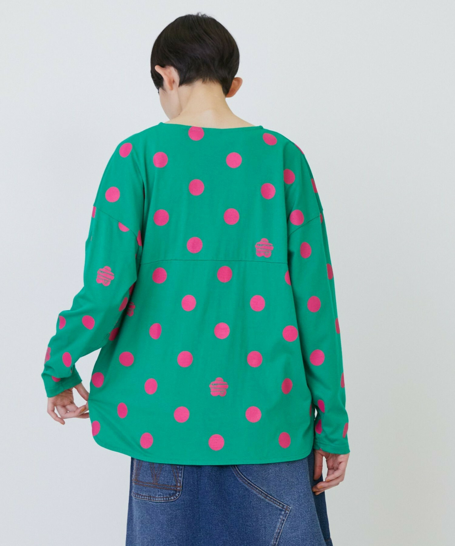 【FRAPBOIS PARK】［グリーン：秋祭り2025限定カラー］ドットコクーンT 詳細画像 ネイビー 22