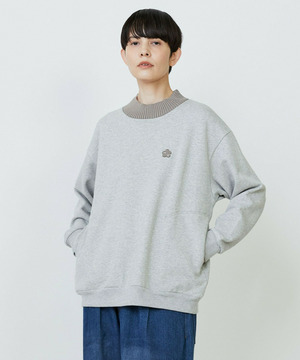 【FRAPBOIS PARK】リブネックスウェット 詳細画像 グレー 1
