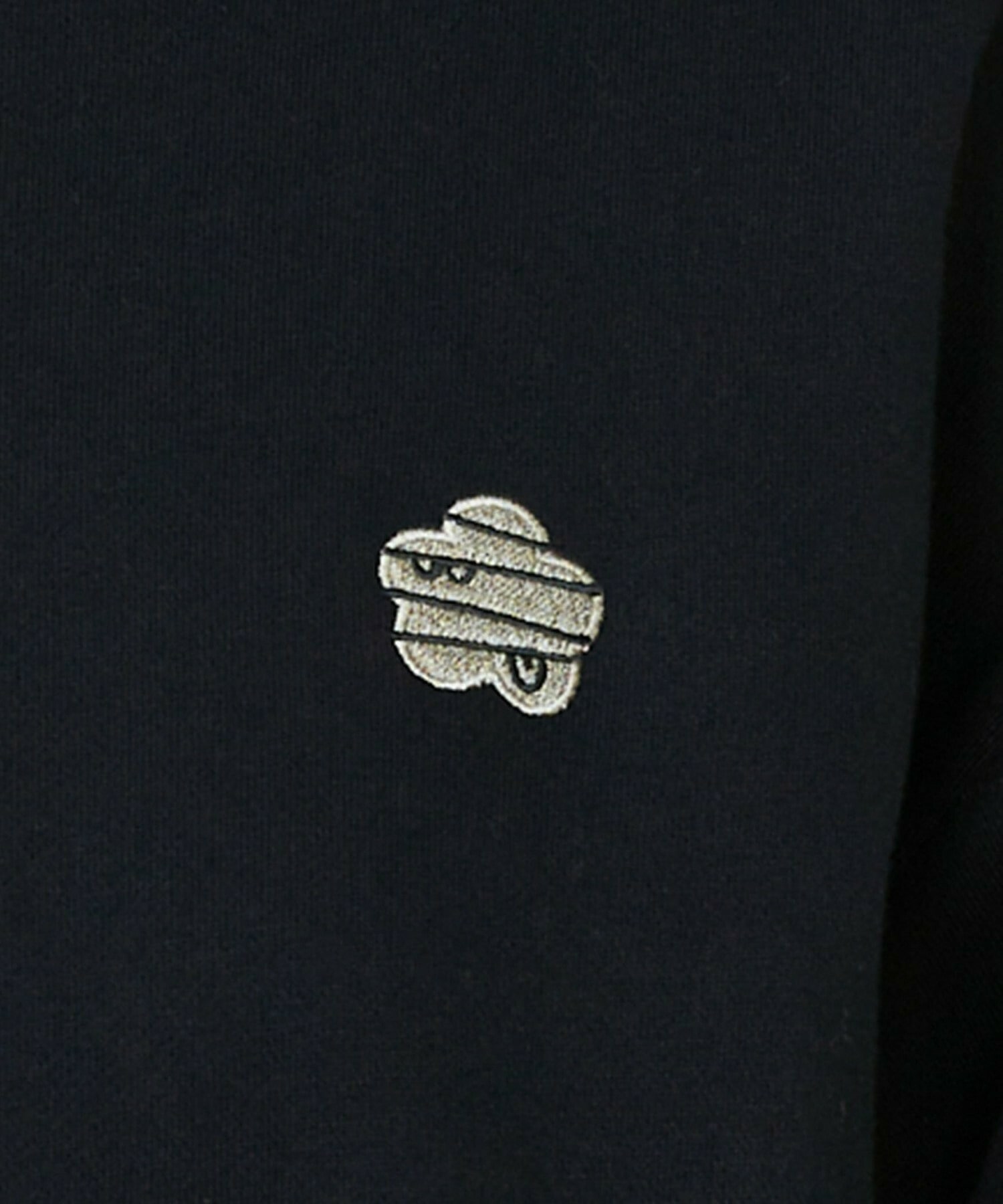 [FRAPBOIS PARK] Rib Neck Sweatshirt Detailed Image Gray 5