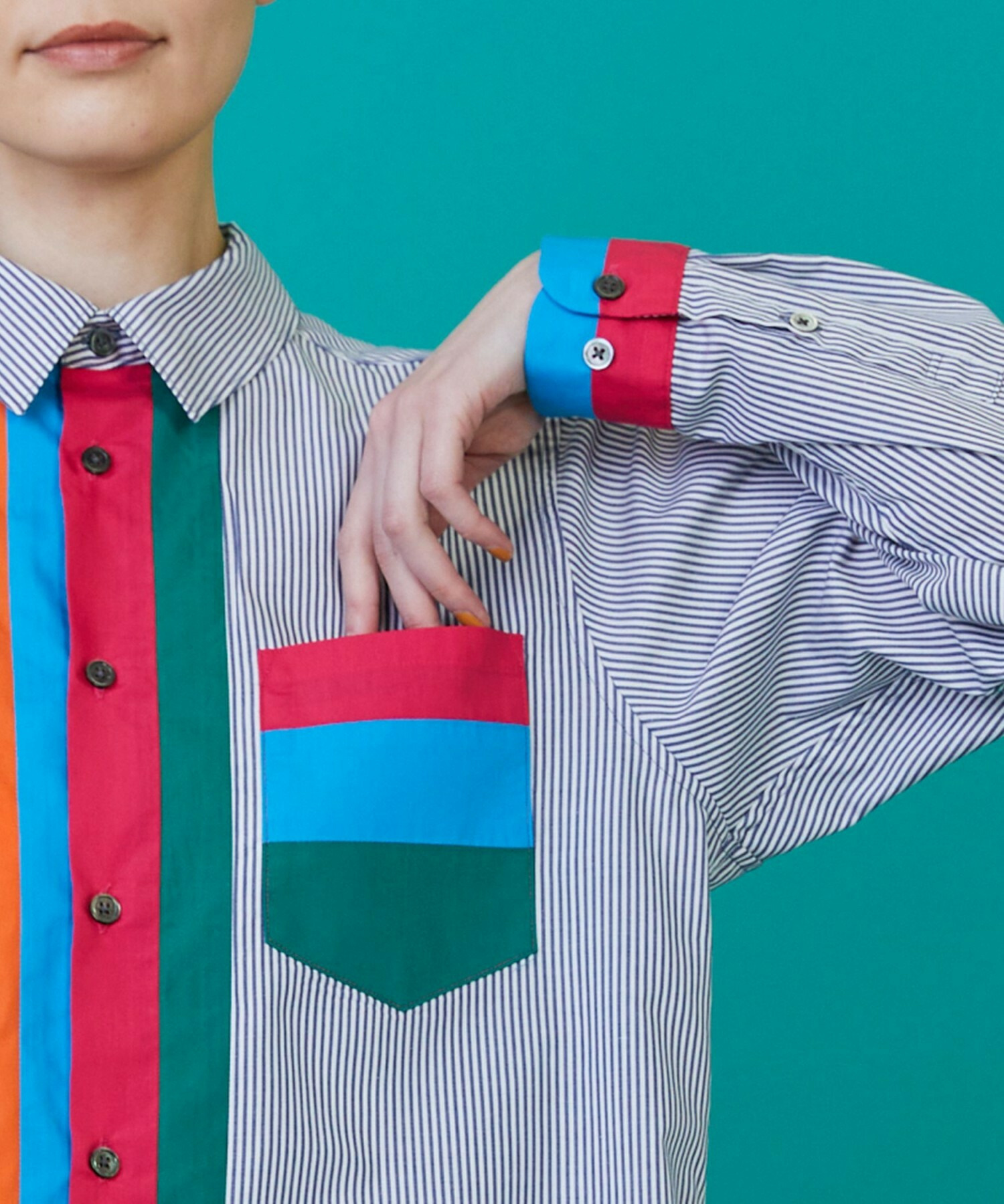 【FRAPBOIS】フロントシャツ 詳細画像 ホワイト 5