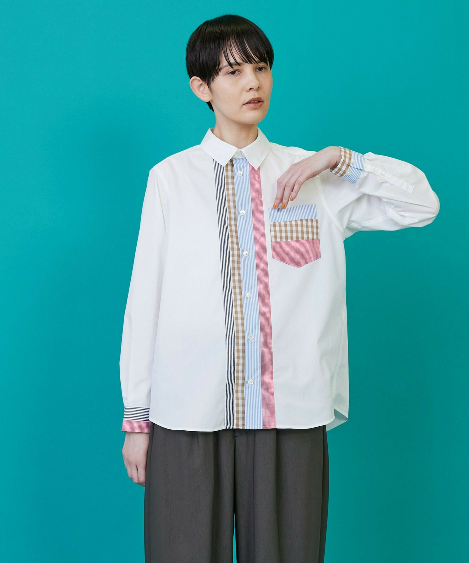 【FRAPBOIS】フロントシャツ 詳細画像 ホワイト 1