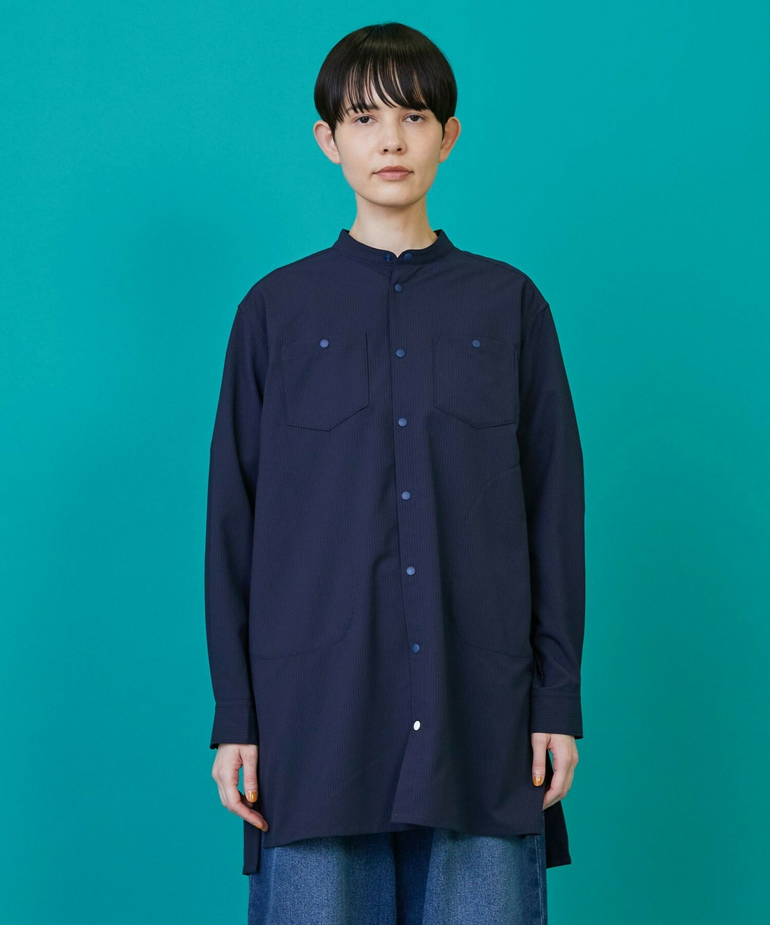 【FRAPBOIS】サッカーシャツ 詳細画像 ネイビー 1