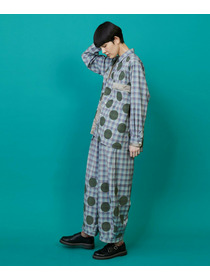 【FRAPBOIS】チェックオンドット シャツ 詳細画像 ブルー系その他 15