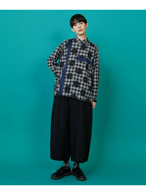 【FRAPBOIS】チェックオンドット シャツ 詳細画像 ブルー系その他 7