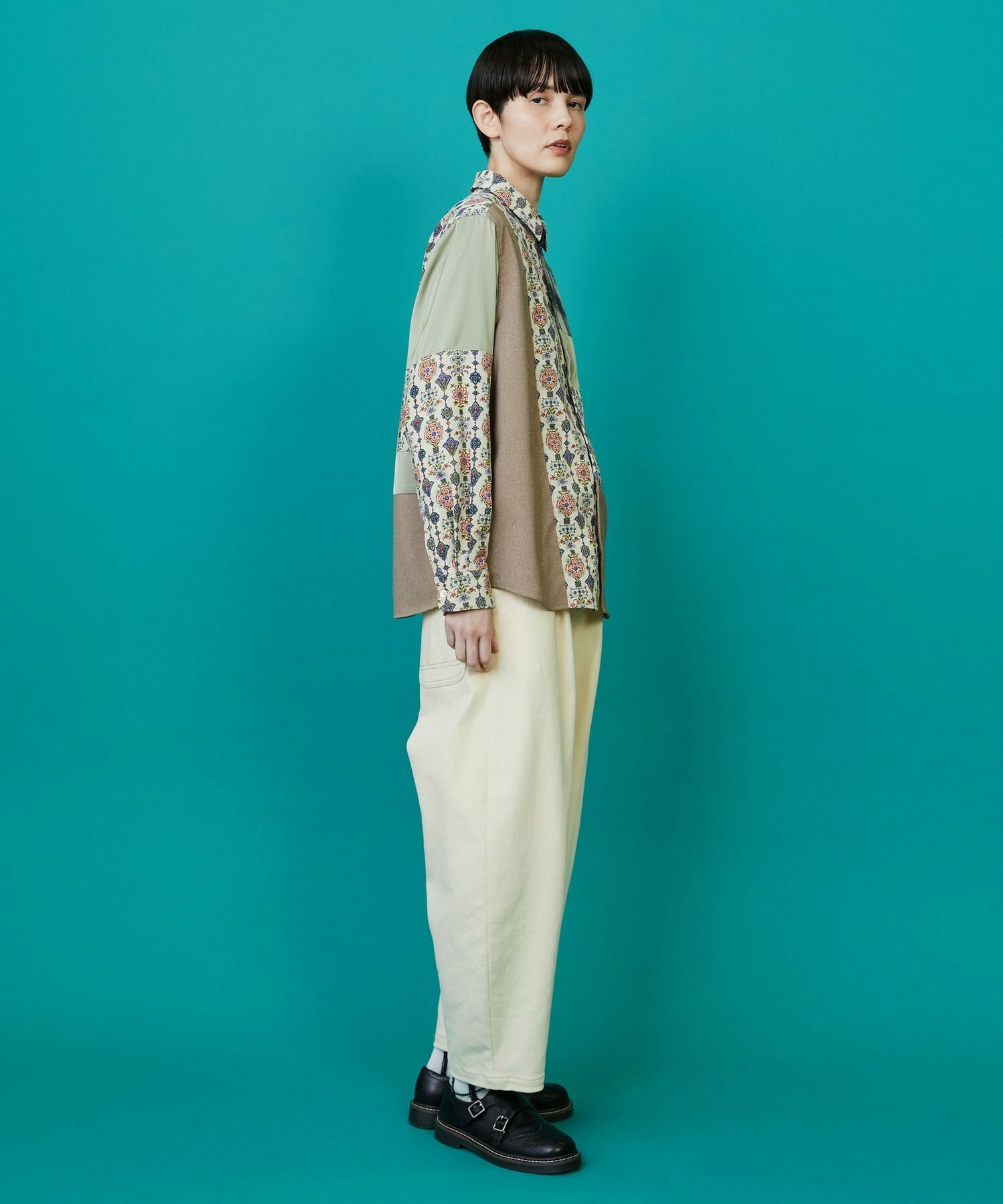 【FRAPBOIS】ドライフラワー シャツ 詳細画像 ベージュ系その他 16