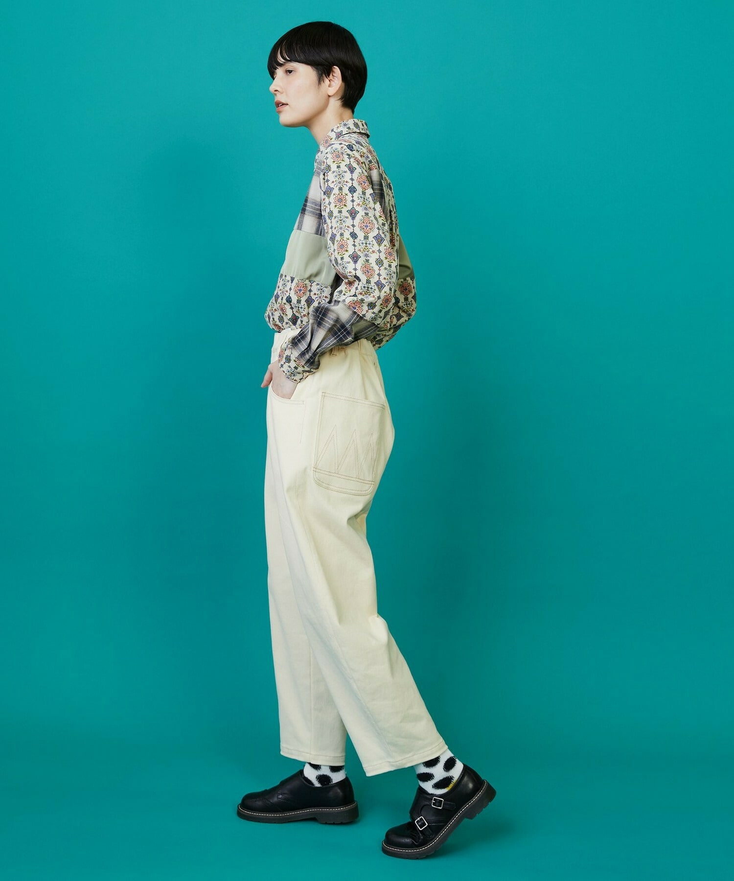 【FRAPBOIS】ドライフラワー シャツ 詳細画像 ベージュ系その他 18