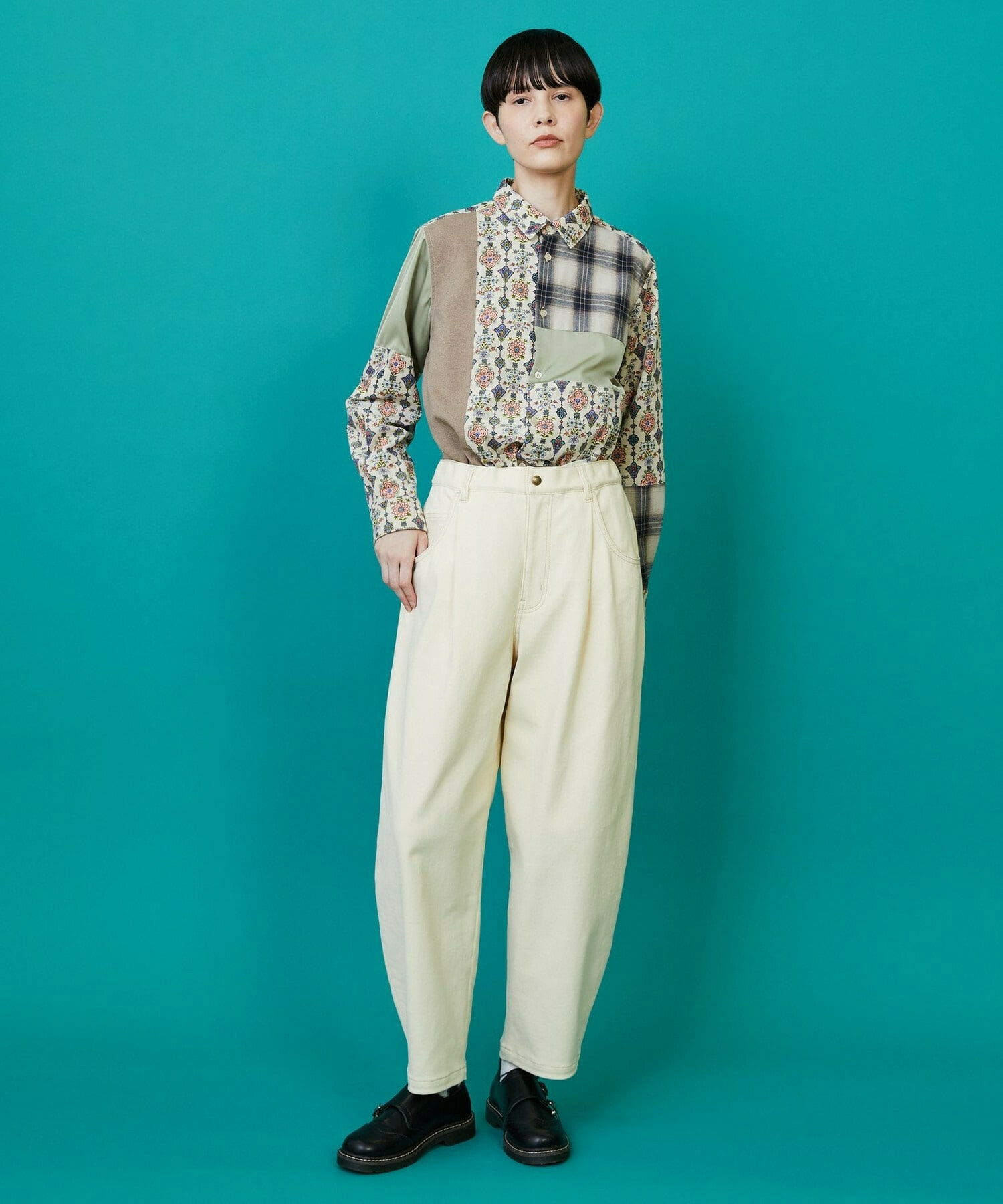 【FRAPBOIS】ドライフラワー シャツ 詳細画像 ベージュ系その他 19