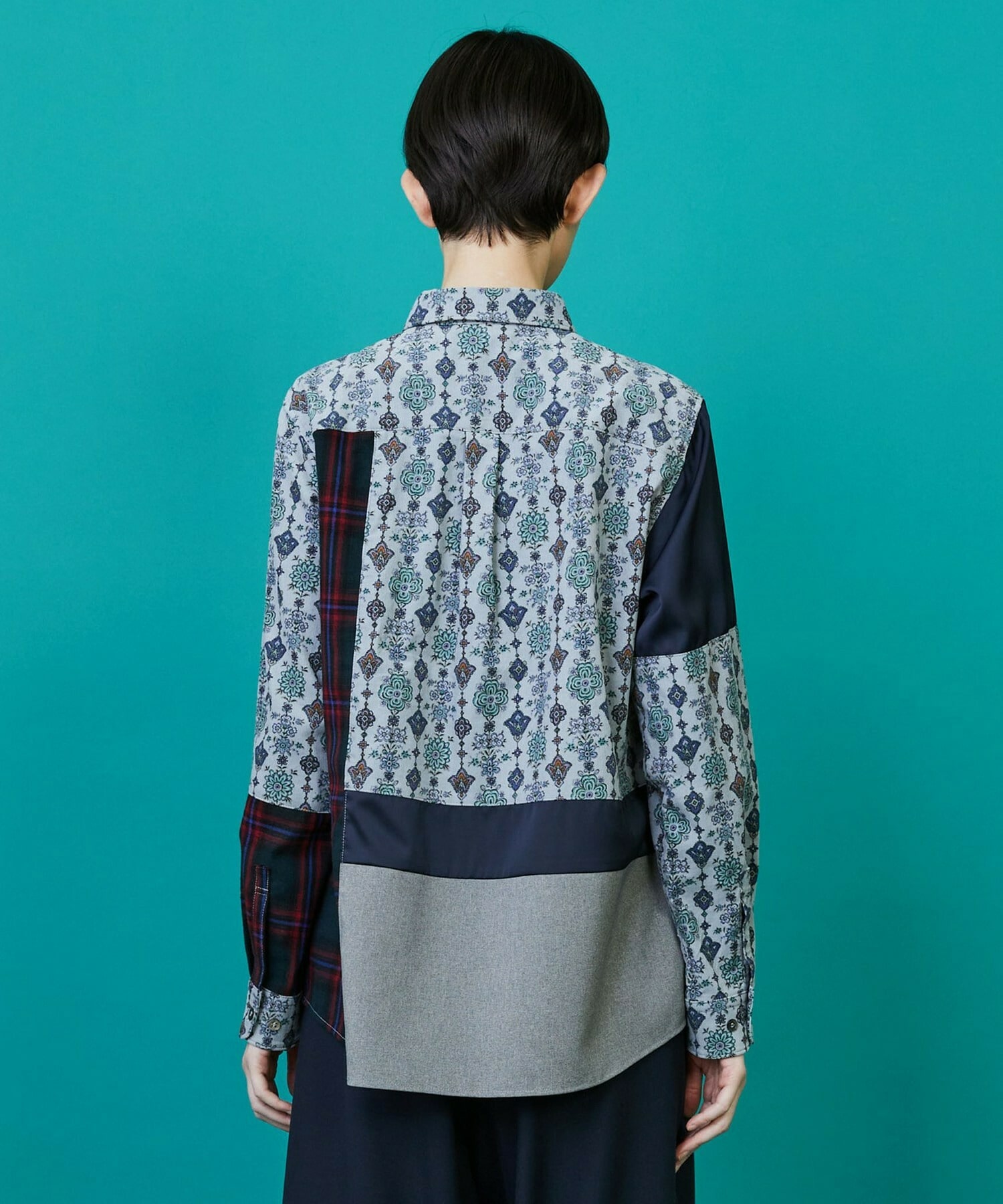 【FRAPBOIS】ドライフラワー シャツ 詳細画像 ベージュ系その他 2