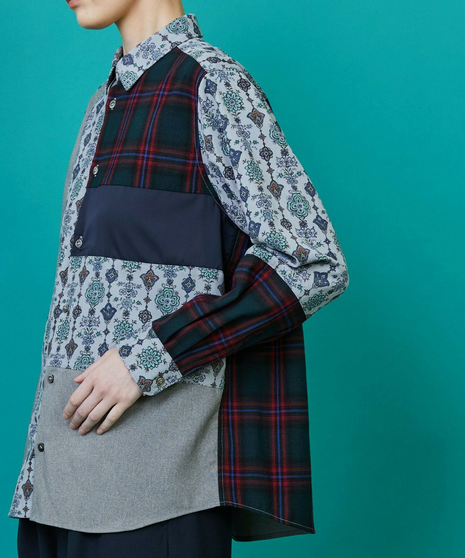 [FRAPBOIS] Dried Flower Shirt Detailed Image Beige Other 3