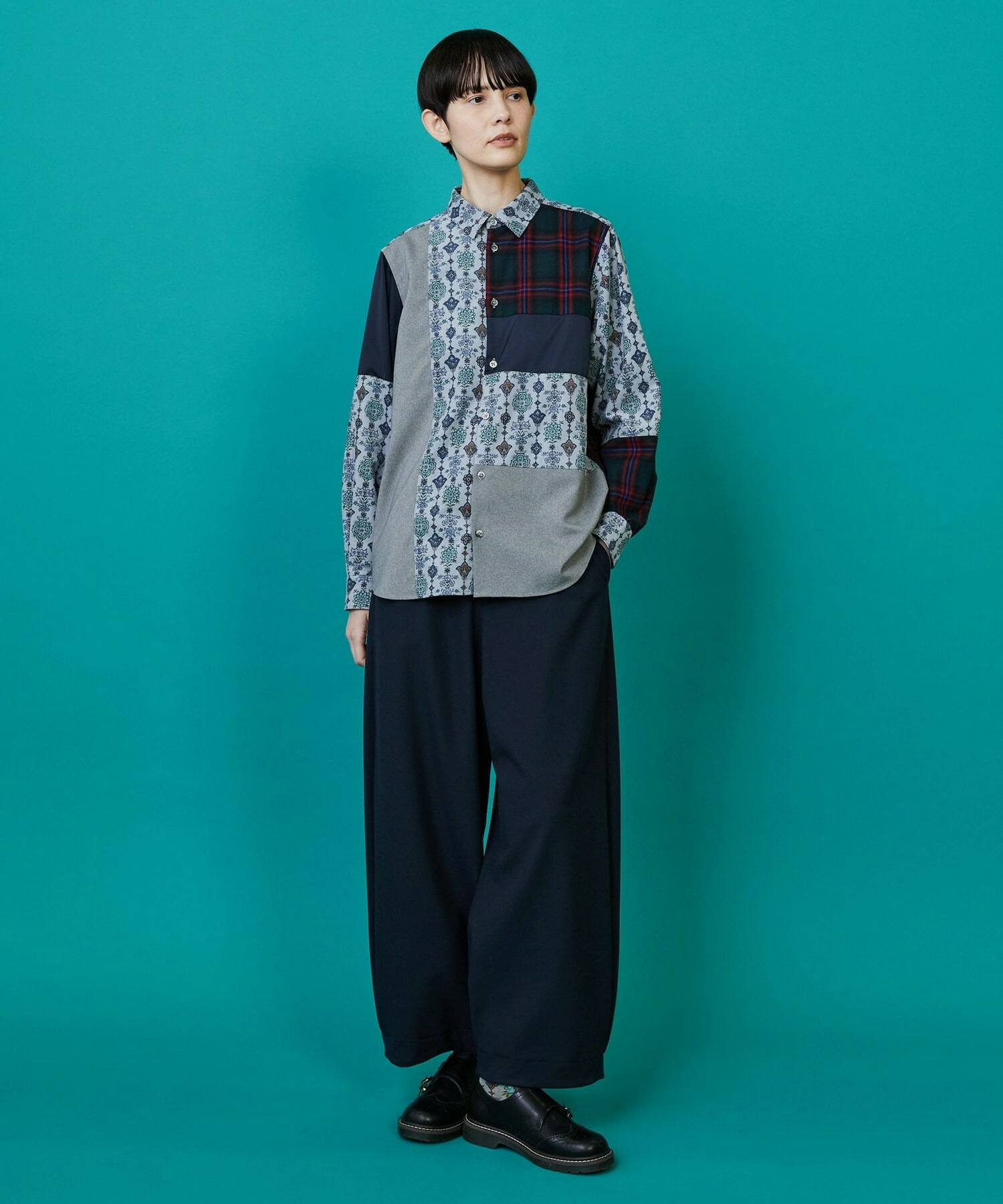 【FRAPBOIS】ドライフラワー シャツ 詳細画像 ベージュ系その他 5