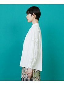 【FRAPBOIS】シーツフリル ブラウス 詳細画像 ブラック 1