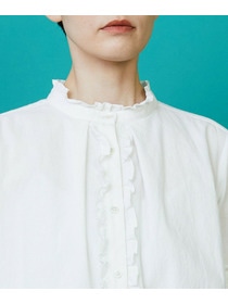 【FRAPBOIS】シーツフリル ブラウス 詳細画像 ブラック 4