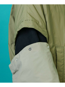 【FRAPBOIS】ツーウェイコート ブルゾン 詳細画像 ブラック 7