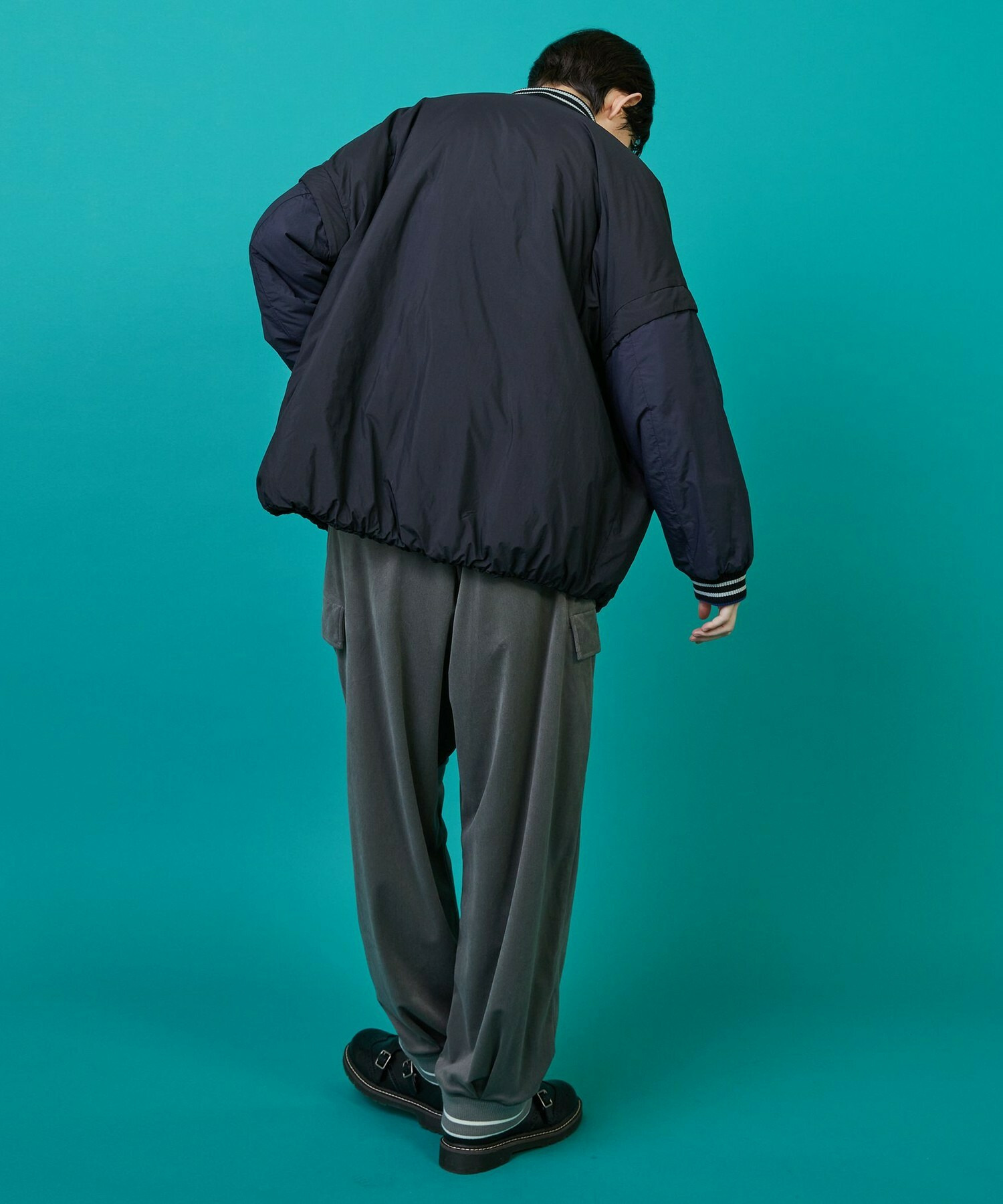 【FRAPBOIS】ツーウェイコート ブルゾン 詳細画像 ブラック 20