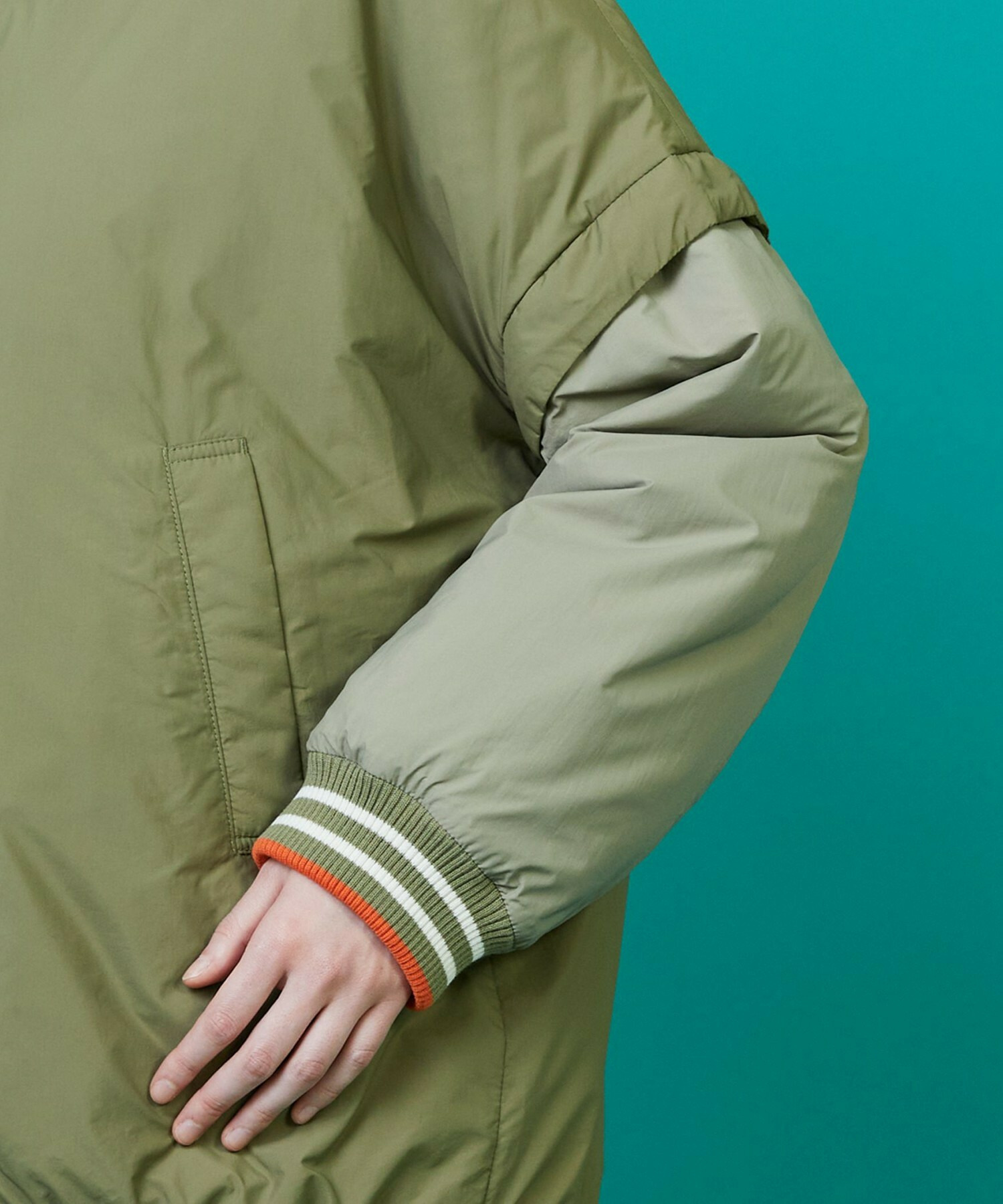 【FRAPBOIS】ツーウェイコート ブルゾン 詳細画像 ブラック 3