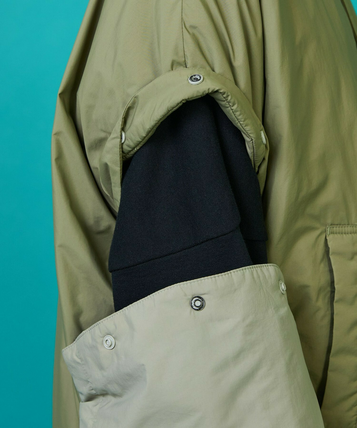 【FRAPBOIS】ツーウェイコート ブルゾン 詳細画像 ブラック 8