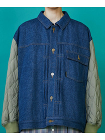 【FRAPBOIS】デニキルト ブルゾン 詳細画像 ネイビー 5