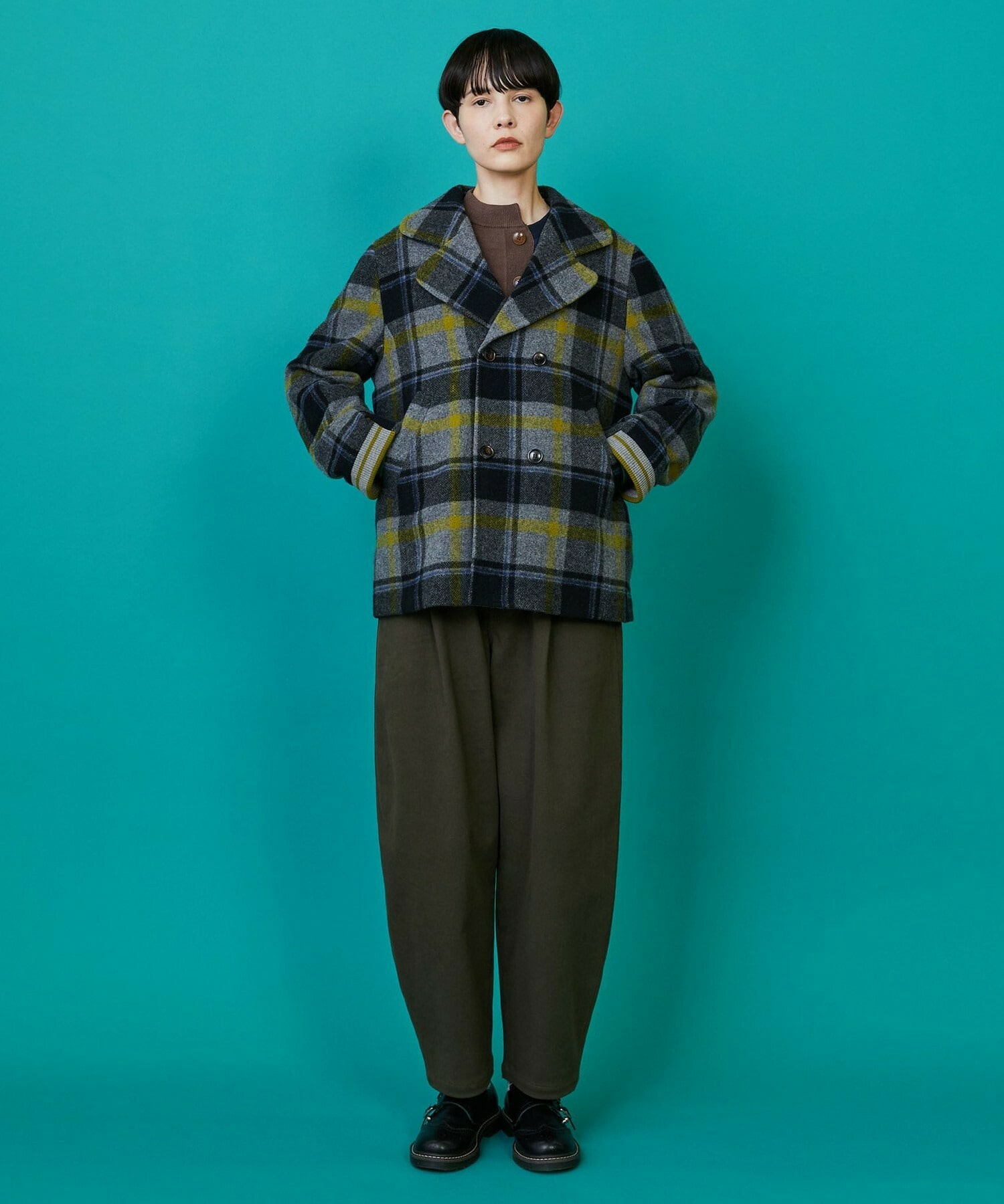 【FRAPBOIS】ライトピーコート 詳細画像 ネイビー 10