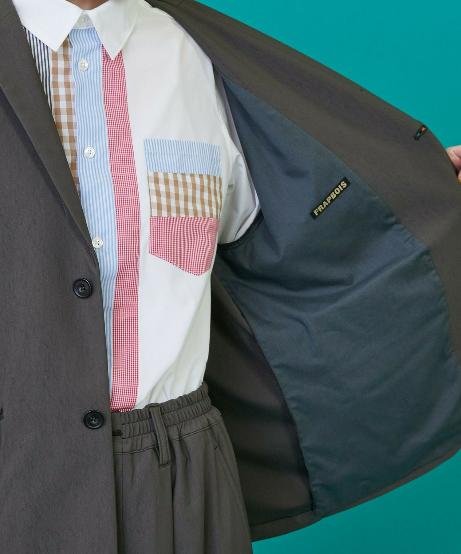 [FRAPBOIS] Cool Touch 夾克 細部圖 黑色 6