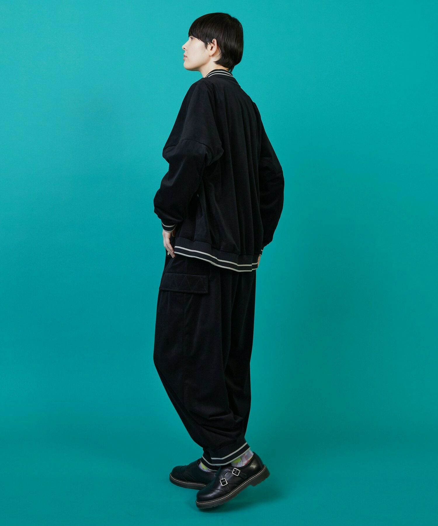 【FRAPBOIS】トリコーデ ブルゾン 詳細画像 ブラック 15