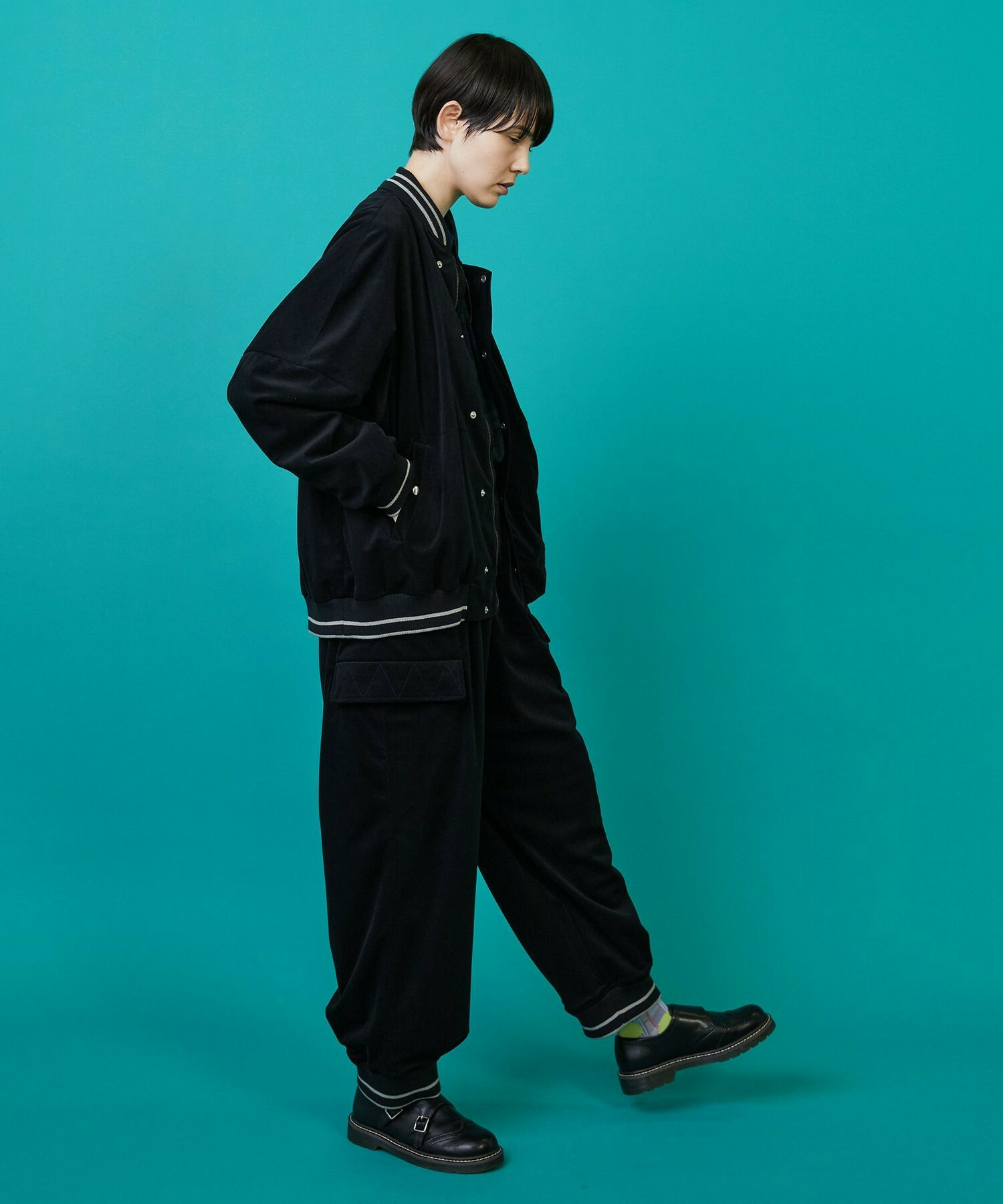 【FRAPBOIS】トリコーデ ブルゾン 詳細画像 ブラック 16